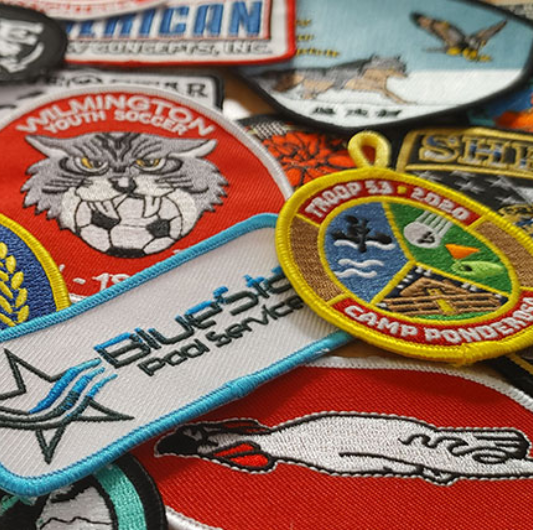 Custom sublimated printed patch with full colour artwork